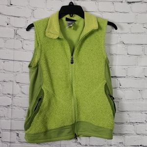 Patagonia polartec Green Fleece Vest Size M